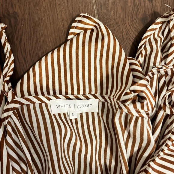 Flowly striped wrap midi dress - Picture 3 of 4